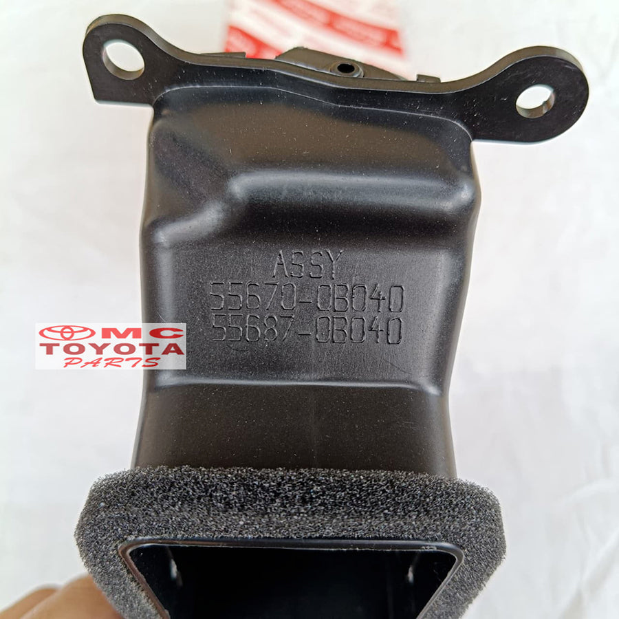 Kisi AC Tengah Depan Toyota Kijang Kapsul LGX SGX 2000 up 55670-0B040-G Kisi-Kisi AC Depan Tengah Register Instrument Panel Cover Grill Dashboard