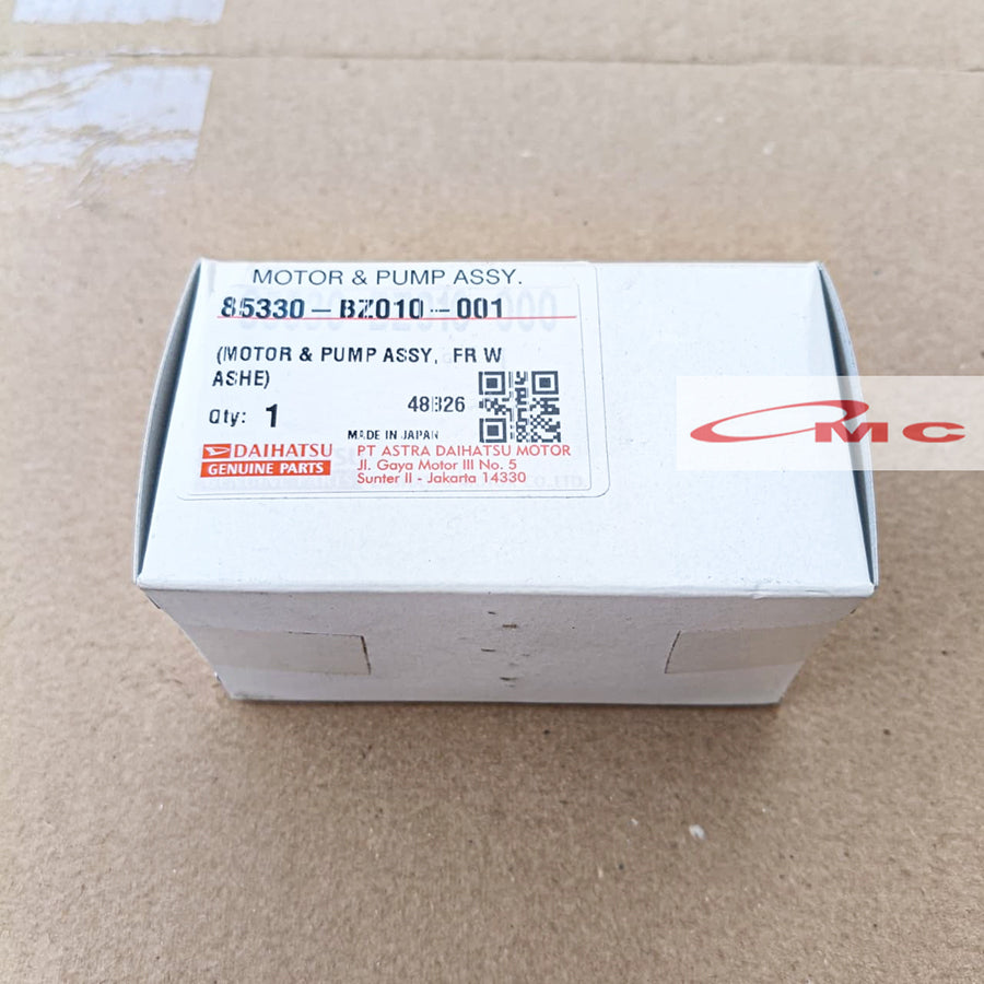 Motor Tabung Wiper Belakang Avanza Xenia Rush Terios Original 85330-BZ010-001 Motor Pompa Washer Wiper Belakang Pump Assy Washer