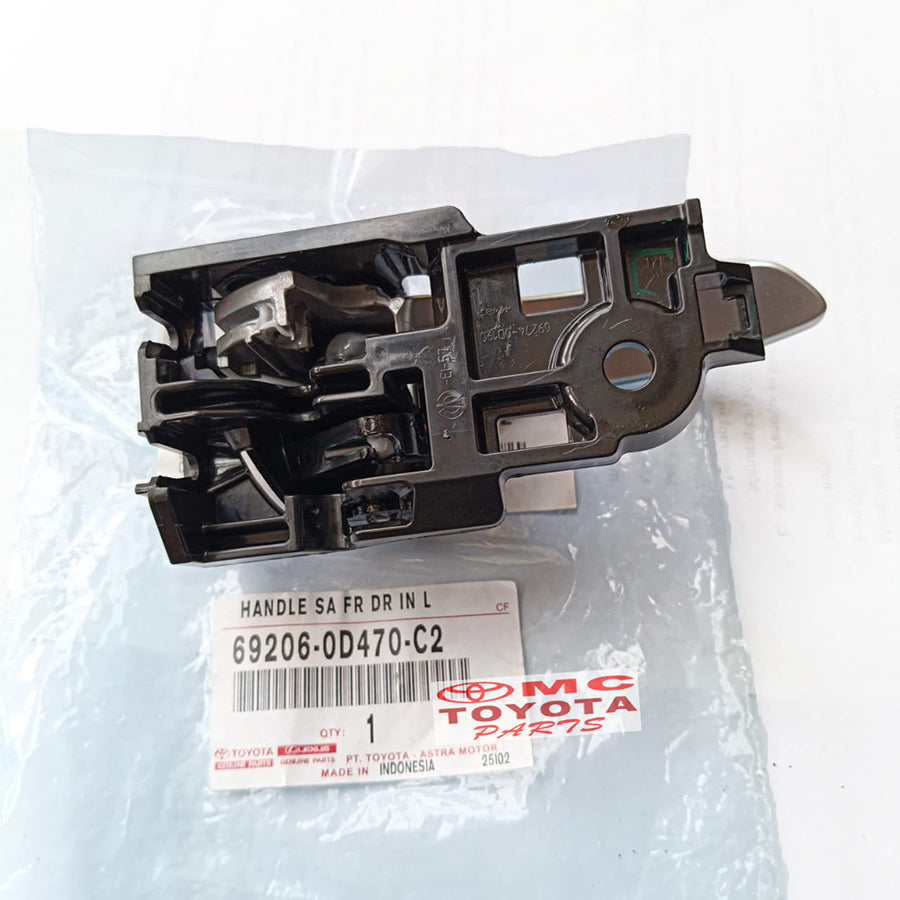 Handle Pintu Dalam Depan Kiri Toyota Sienta Original 69206-0D470-C2 Handel Handle Dalam Pintu Depan Kiri