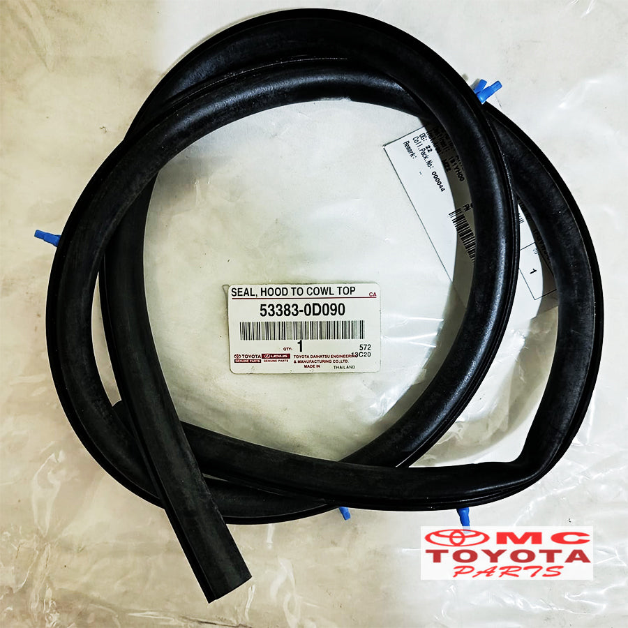 Karet Kap Mesin Karet Louver Cowl New Vios 53383-0D090 Original