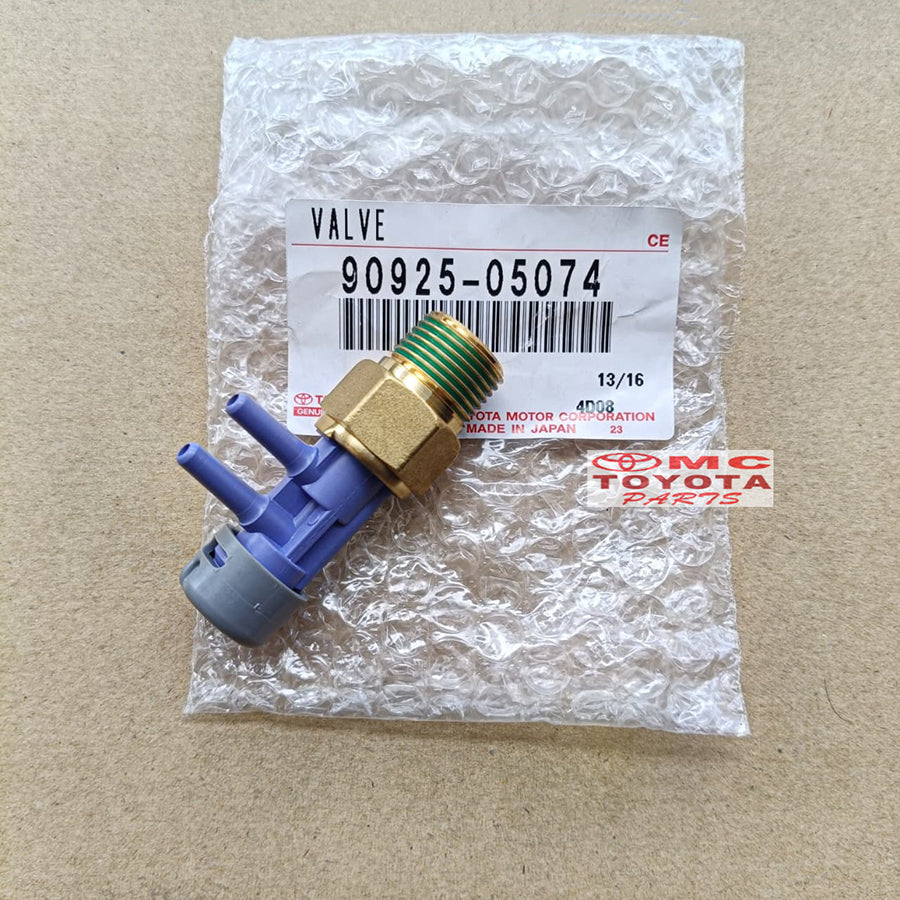 Valve Bimetal Kijang Kapsul Bensin 7K 1997-2006 Original Toyota 90925-05074 Valve Bimetal Ungu Vakum Vacum Switch Vacuum Ungu Sensor RPM Switch Ungu Purple