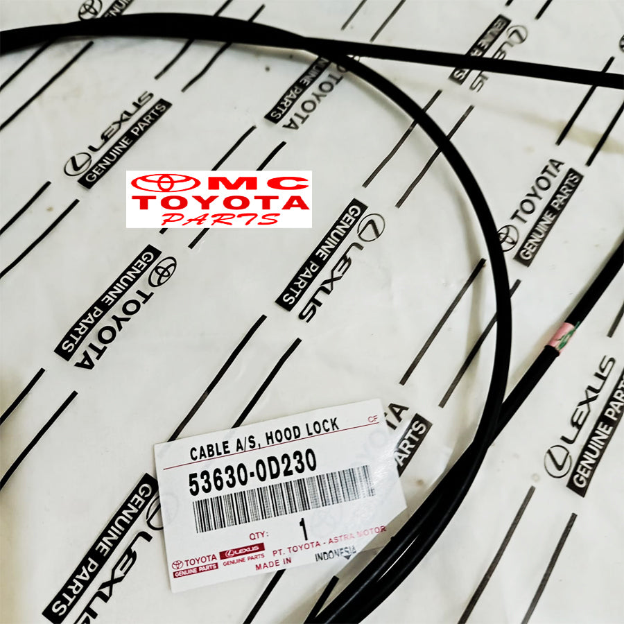 Kabel Sling Tarikan kap Mesin Depan New Yaris All New Vios Original 53630-0D230