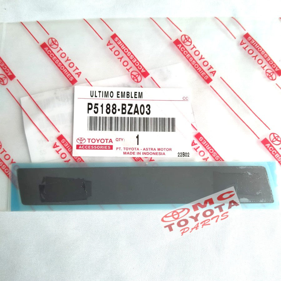 Emblem Logo ULTIMO Rush Type Ultimo P5188-BZA03
