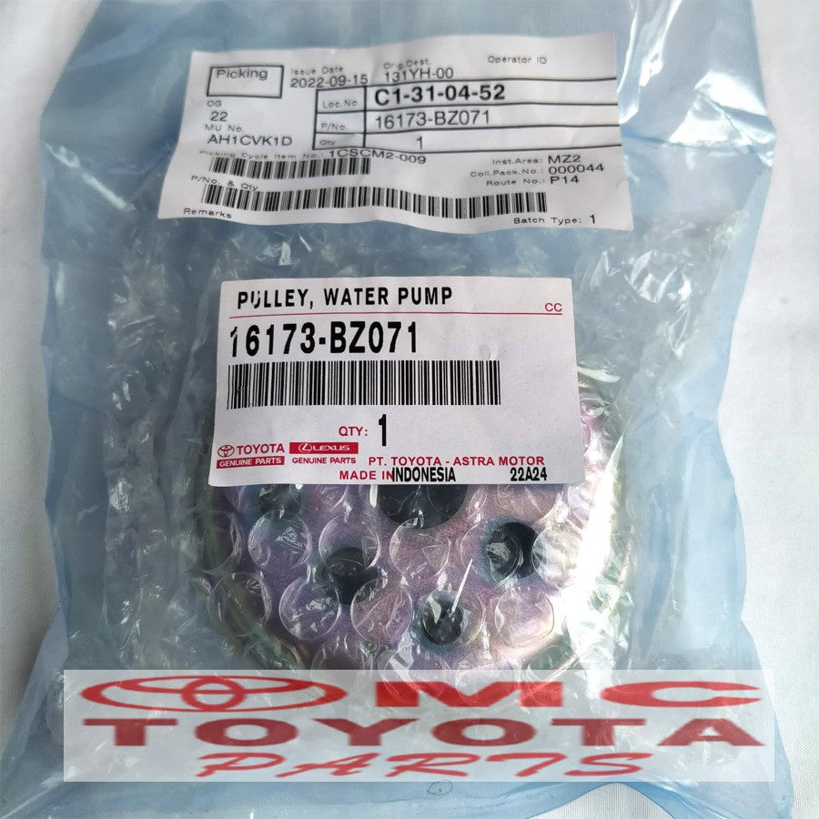 Pully Pulley Water Pump Agya Ayla 16173-BZ071