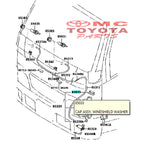 Tutup Tabung Washer  Air Wiper Dyna Dynasaurus Hino Dutro 85316-0W030 Original toyota