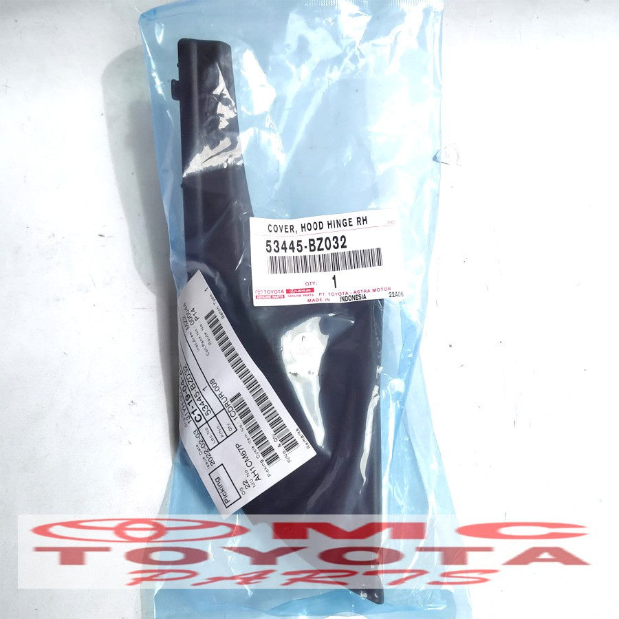 Cover Hood Hinge Karet samping Kap Mesin Kanan Agya Ayla 53445-BZ032