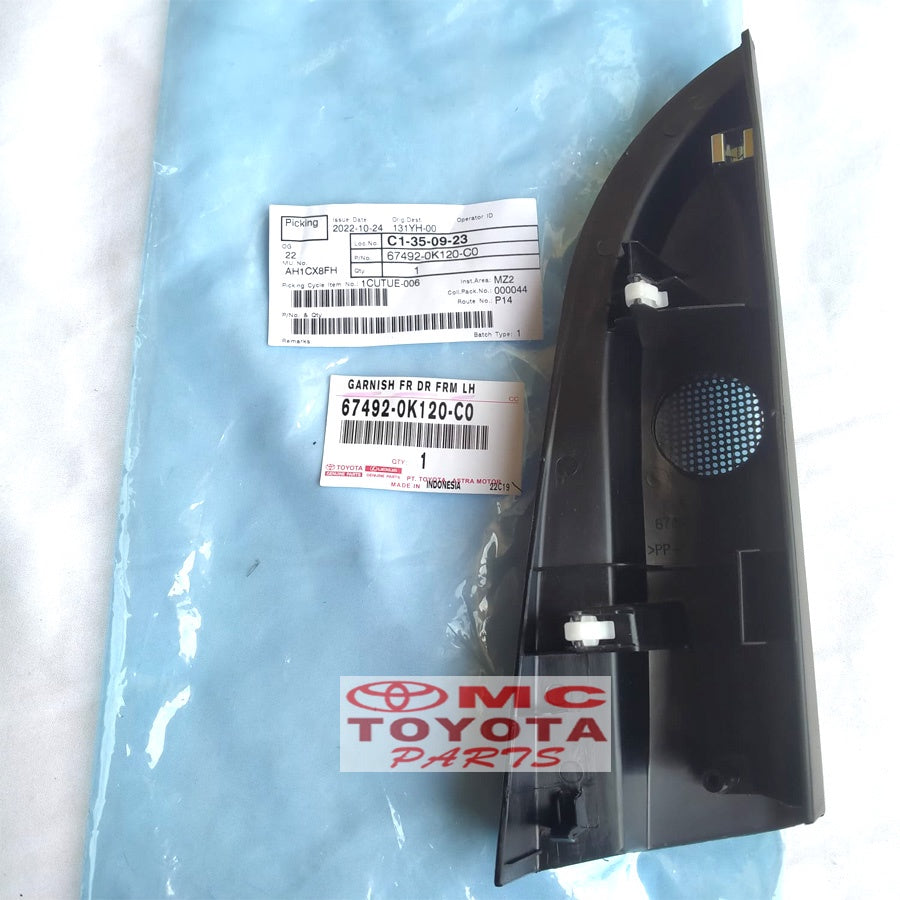 Garnish Cover Tweeter Dalam Depan Kiri Innova Reborn 67492-0K120-C0