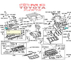 Seal Gasket Busi Camry Alphard Previa Rav4 Crown 11193-70010