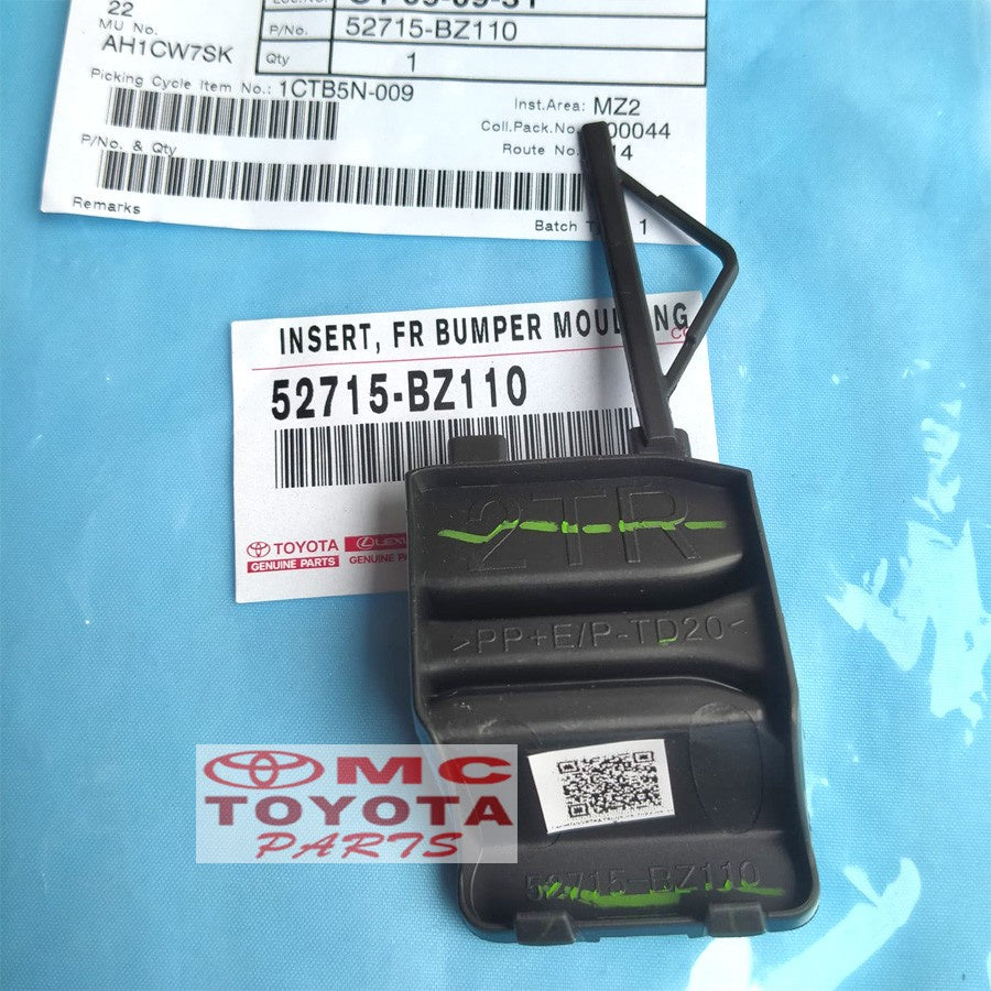 Tutup Cover Extension Bumper Depan Kanan Agya Ayla New 52715-BZ110