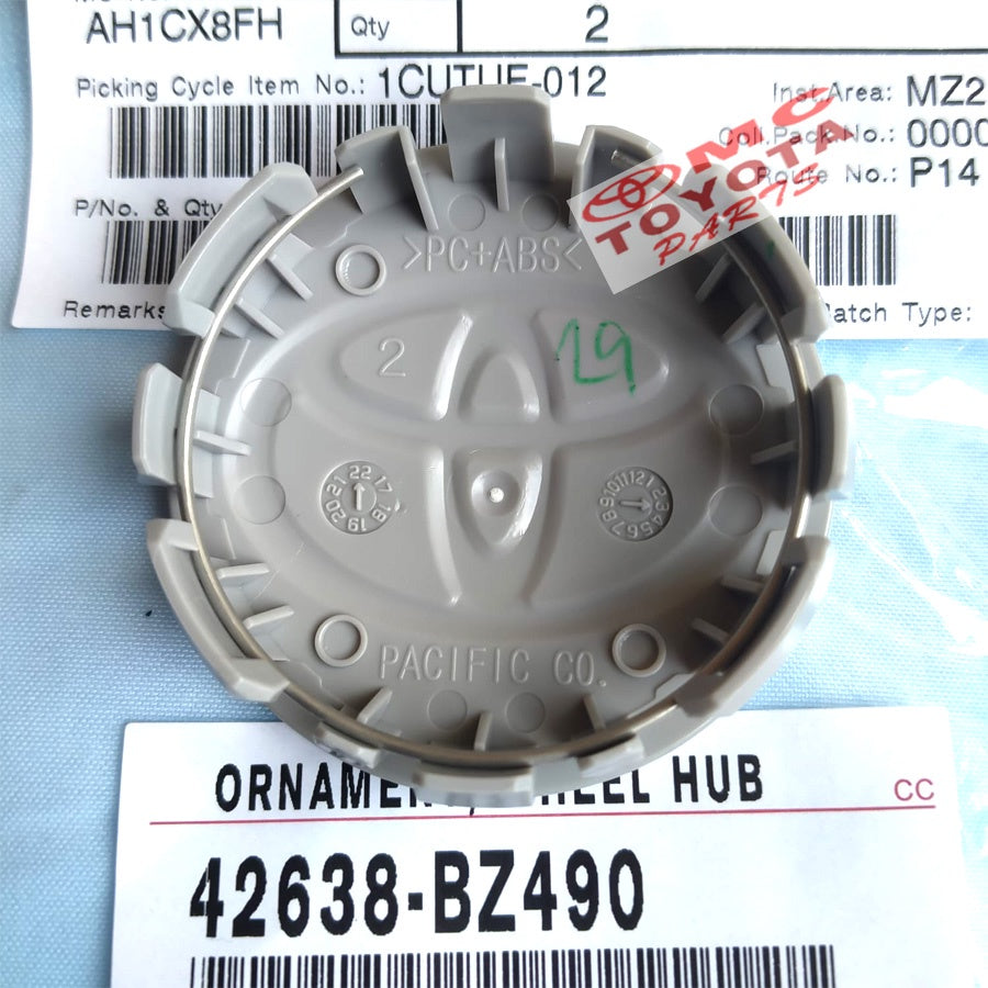 Dop Roda Cover Tutup Wheel Original New Agya Calya Raize Avanza 42638-BZ490