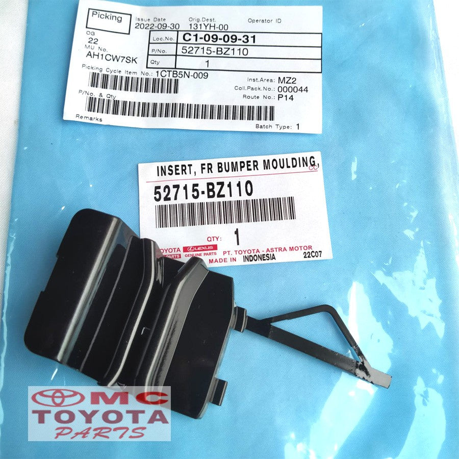 Tutup Cover Extension Bumper Depan Kanan Agya Ayla New 52715-BZ110