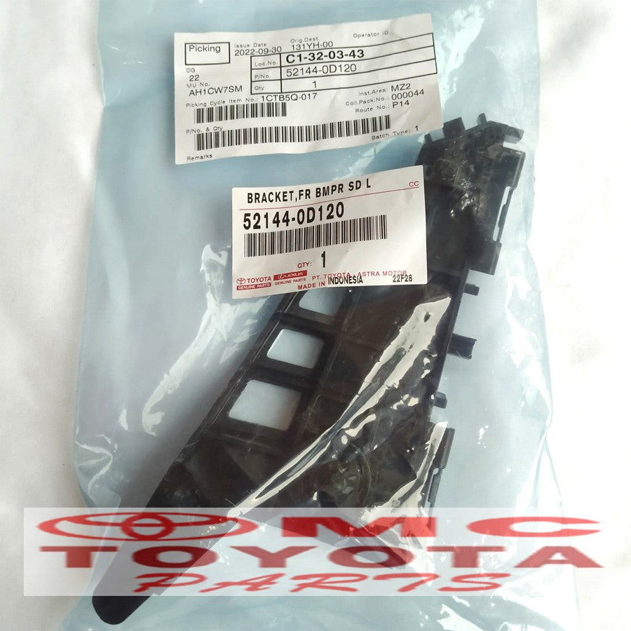 Support Bracket Breket Bumper Depan Kiri Sienta 52144-0D120