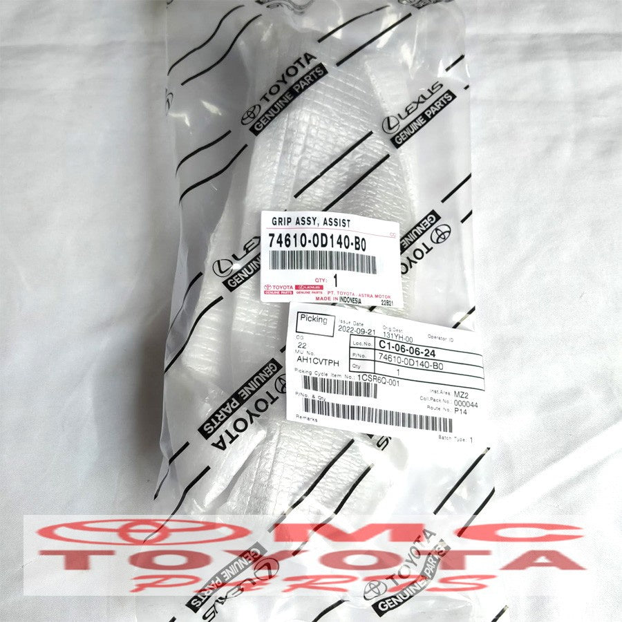 Pegangan Tangan Atas Hand Grip Handle Handel Sienta 74610-0D140-B0