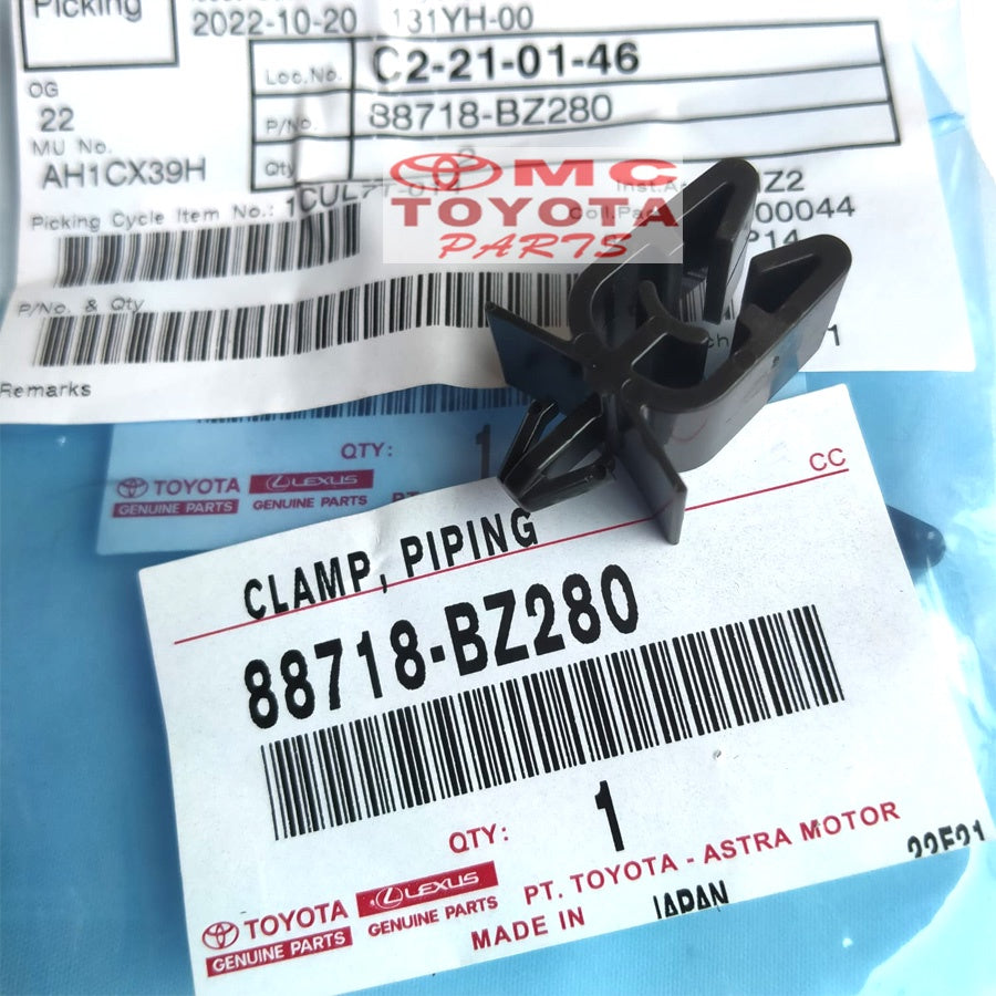 Klem Clamp Penjepit Pipa Pipe AC Agya Calya Avanza Rush 88718-BZ280