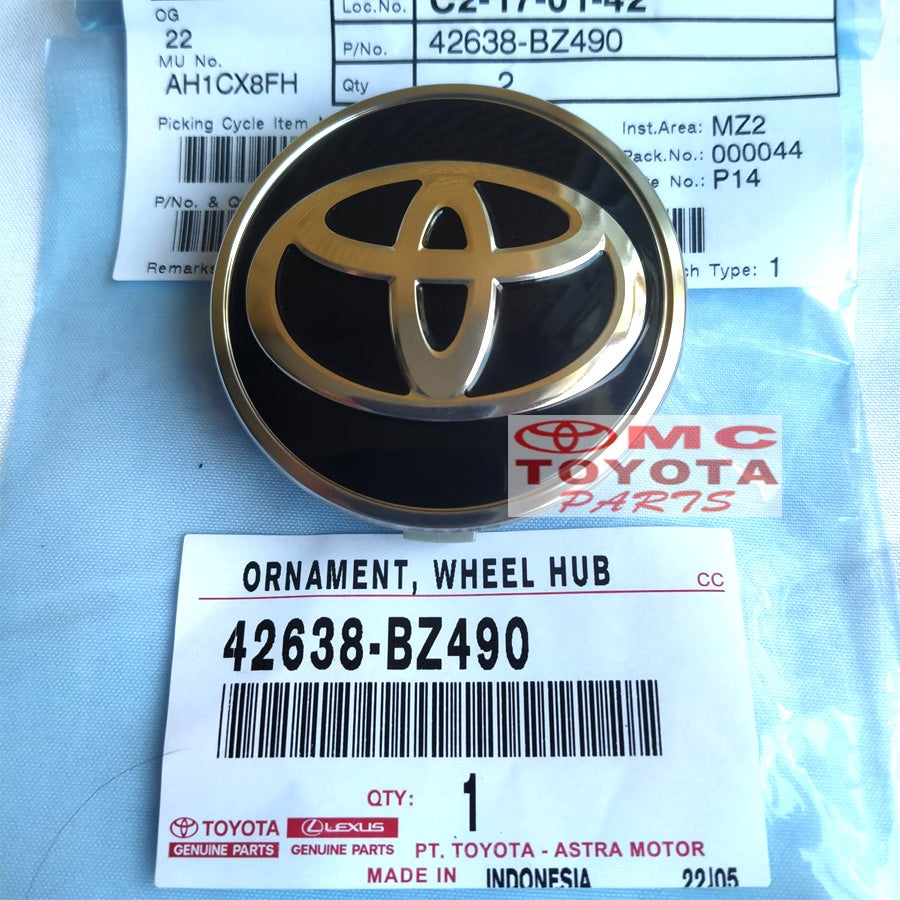 Dop Roda Cover Tutup Wheel Original New Agya Calya Raize Avanza 42638-BZ490