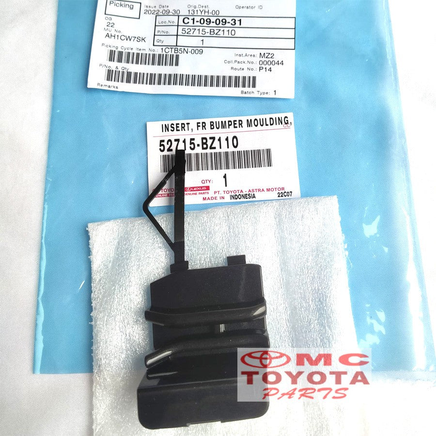 Tutup Cover Extension Bumper Depan Kanan Agya Ayla New 52715-BZ110