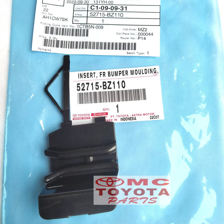 Tutup Cover Extension Bumper Depan Kanan Agya Ayla New 52715-BZ110