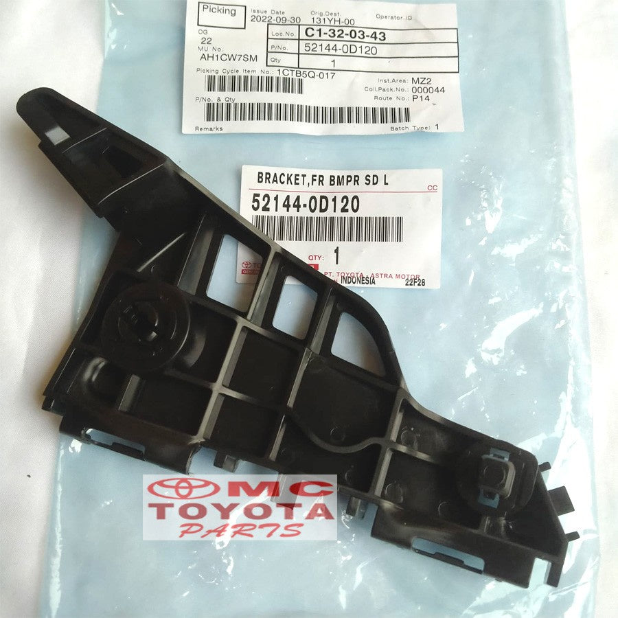 Support Bracket Breket Bumper Depan Kiri Sienta 52144-0D120