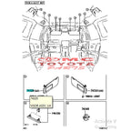Sun Visor Tahanan Cahaya Kiri Toyota Rush Terios New 74320-BZ670-B0