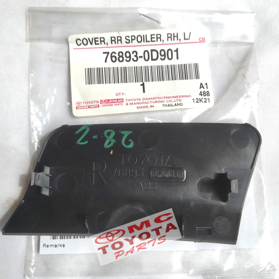 Tutup Cover Baut Spoiler Belakang Kanan Yaris 76893-0D901
