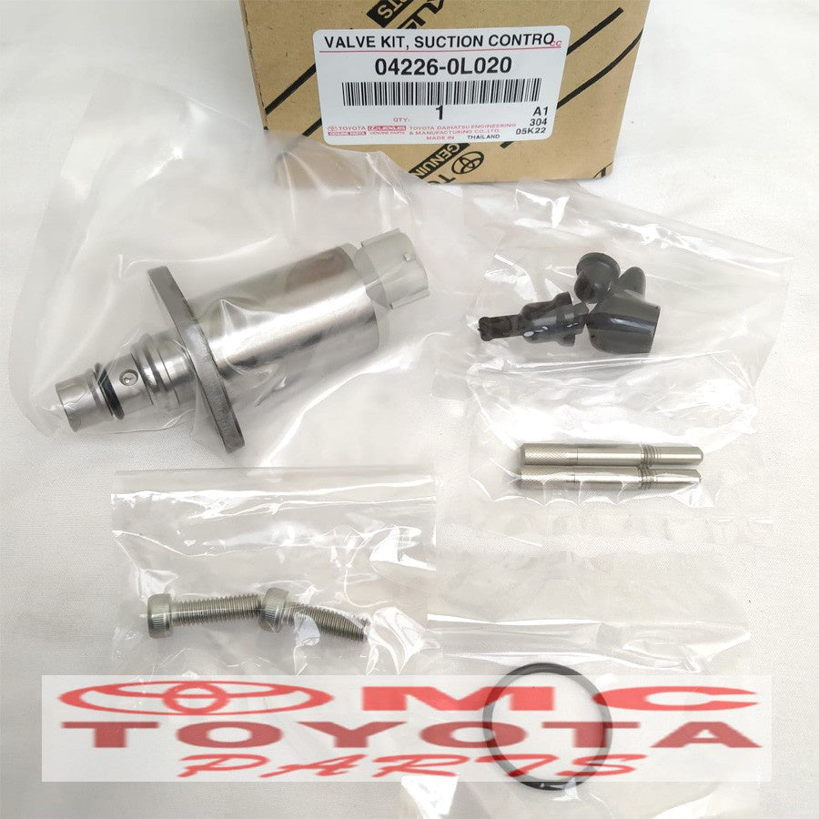 Suction Control Valve Kit SCV Innova Fortuner Hilux Diesel Hiace Original Toyota 04226-0L020 Suctin Valve Kit Suction Control Kijang Inova 1KD 2KD 2KDFTV 1KDFTV
