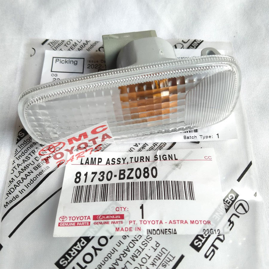 Lampu Sen Lampu Sein Samping Fender Depan All New Grand Avanza Xenia Rush Terios 81730-BZ080 Original Toyota