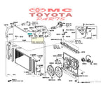 Pipa Pipe Selang Radiator Corolla Altis 16577-0D030
