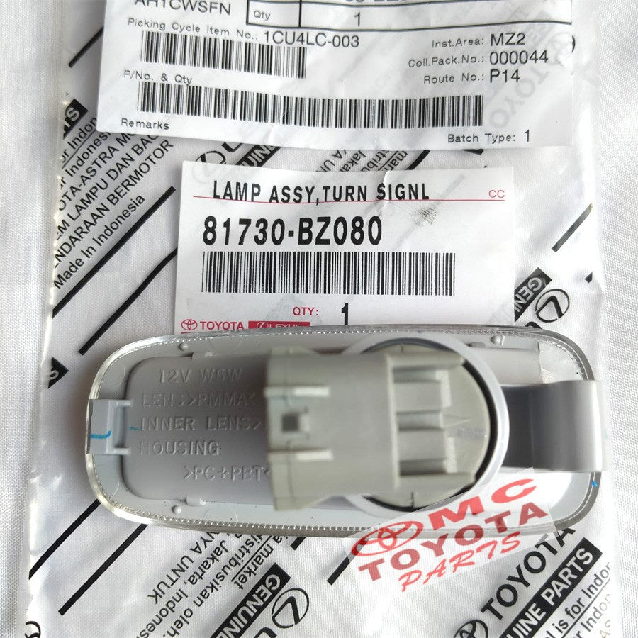 Lampu Sen Lampu Sein Samping Fender Depan All New Grand Avanza Xenia Rush Terios 81730-BZ080 Original Toyota