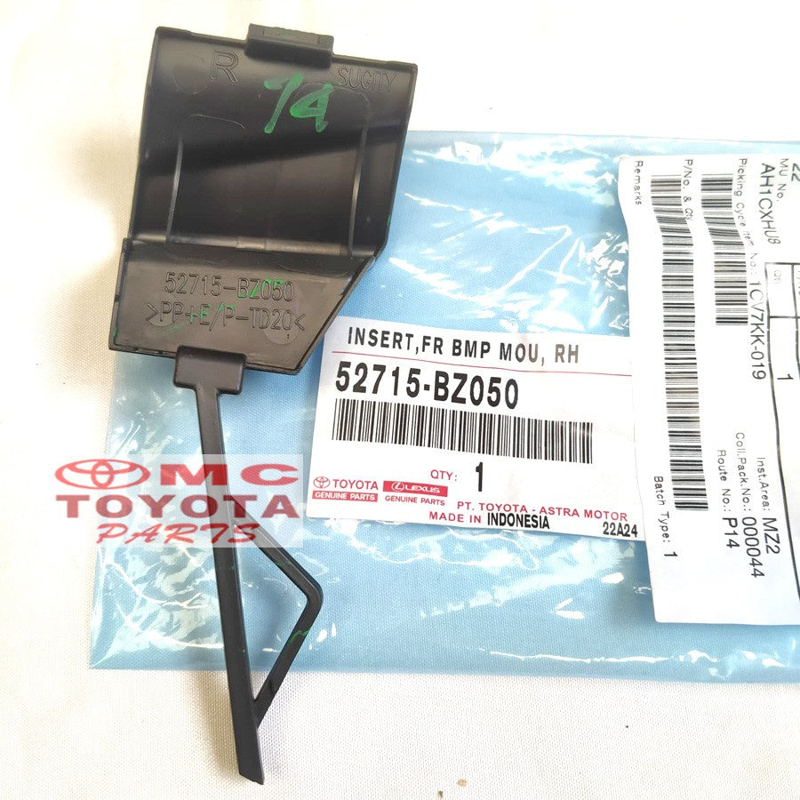 Tutup Cover Extension Bumper Depan Kanan Calya Sigra 52715-BZ050