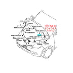 Engsel Kap Cup Motor Depan Kiri Rush Terios 53420-BZ020