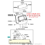 List Pintu Bagasi Trunk Lid Garnish Innova Reborn 76801-0K906