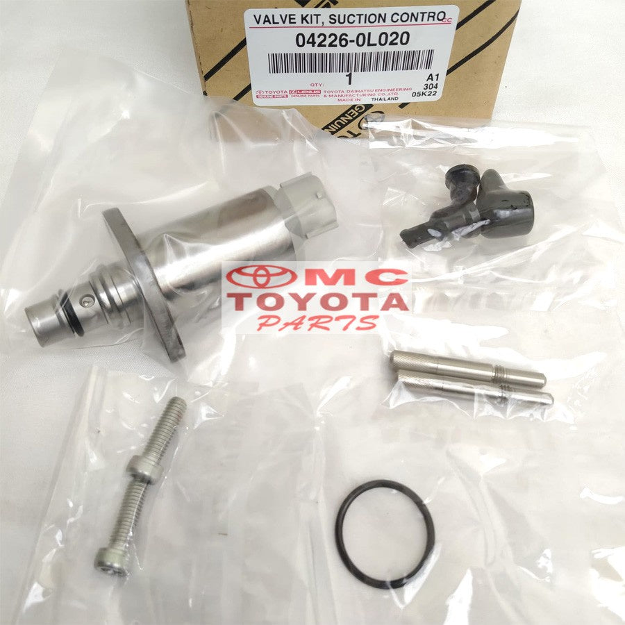 Suction Control Valve Kit SCV Innova Fortuner Hilux Diesel Hiace Original Toyota 04226-0L020 Suctin Valve Kit Suction Control Kijang Inova 1KD 2KD 2KDFTV 1KDFTV