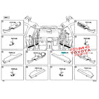 Cover Panel Assist Grip Pintu Depan Kanan Rush Terios All New 74645-BZ100-E0