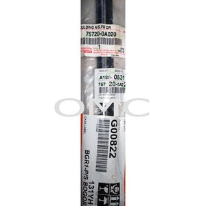 Pelipit Pintu/ Karet Kaca Luar Depan Kiri Krom / Chrome Soluna