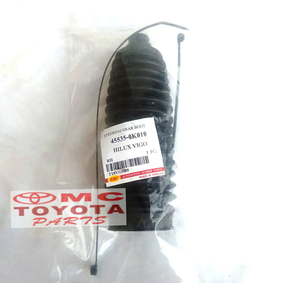 Karet Boot Steering Rack Kanan Innova Fortuner Hilux 45535-0K010 RBI
