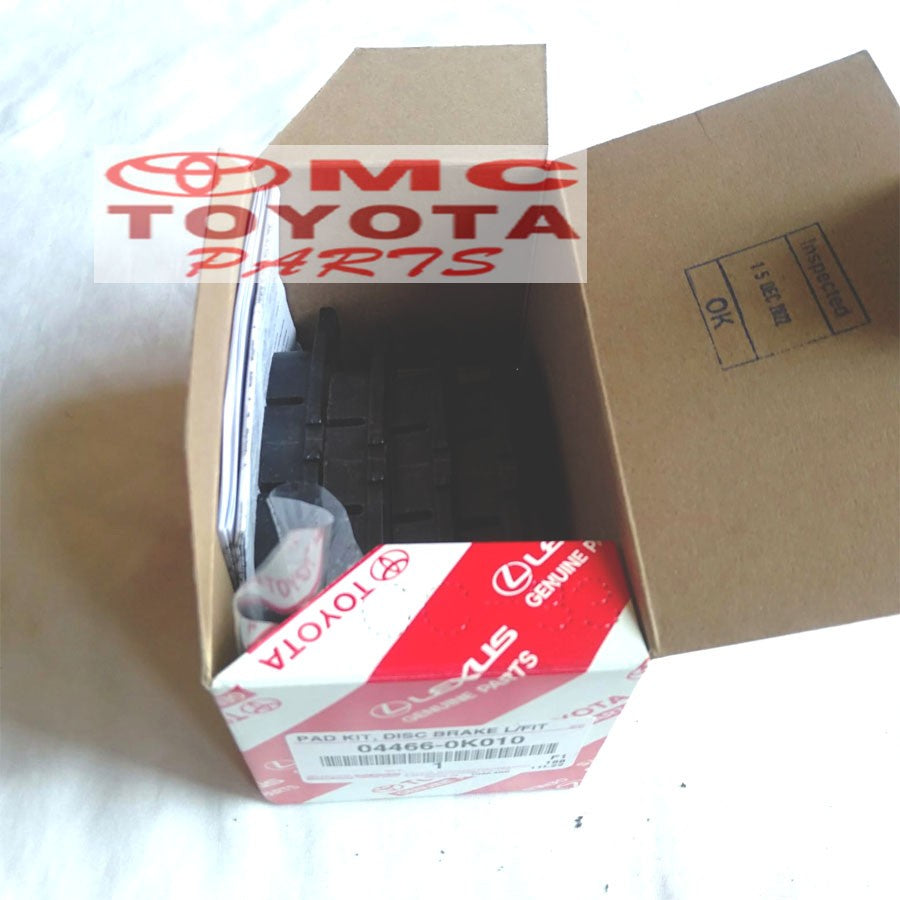 Brake Pad Kampas Rem Belakang Toyota Fortuner Vrz 04466-0K010